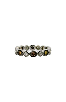 Sethi Couture Diamond Art Deco Ring in Black Rhodium/Multi Color at Nordstrom, Size 6.5