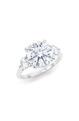 HauteCarat Round Cut Lab Created Diamond Ring in 18K Gold at Nordstrom