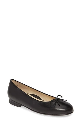 ara Susie Flat Black Nappa Leather at Nordstrom,