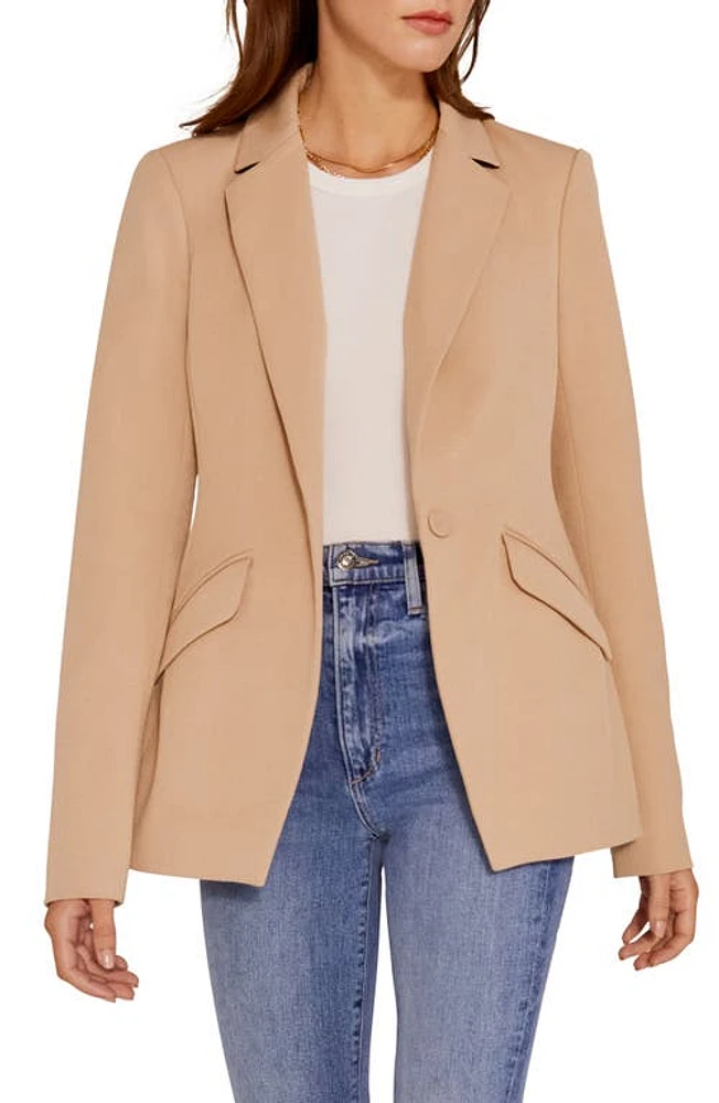 Favorite Daughter Slim Fit Blazer Beige at Nordstrom,