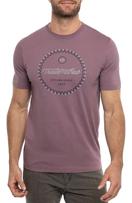 TravisMathew Stingray Swim Logo Cotton Graphic T-Shirt in Flint at Nordstrom, Size Small