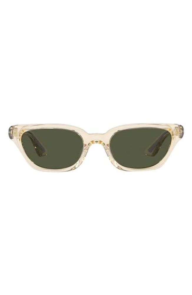 Oliver Peoples x KHAITE 1983C 52mm Irregular Sunglasses in Light Beige at Nordstrom