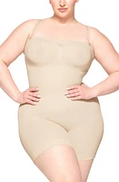 SKIMS Seamless Sculpt Strapless Shortie Bodysuit at Nordstrom,