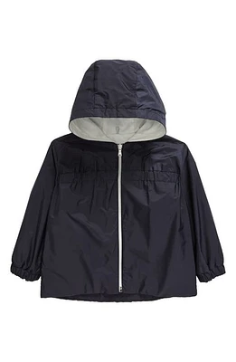 Moncler Kids' Raka Hooded Nylon Jacket Navy at Nordstrom,