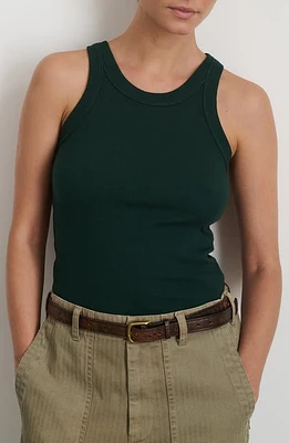 Alex Mill Everyday Rib Tank Pine Needle at Nordstrom,