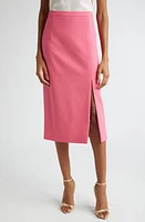 Michael Kors Collection Virgin Wool Blend Pencil Skirt Azalea at Nordstrom,