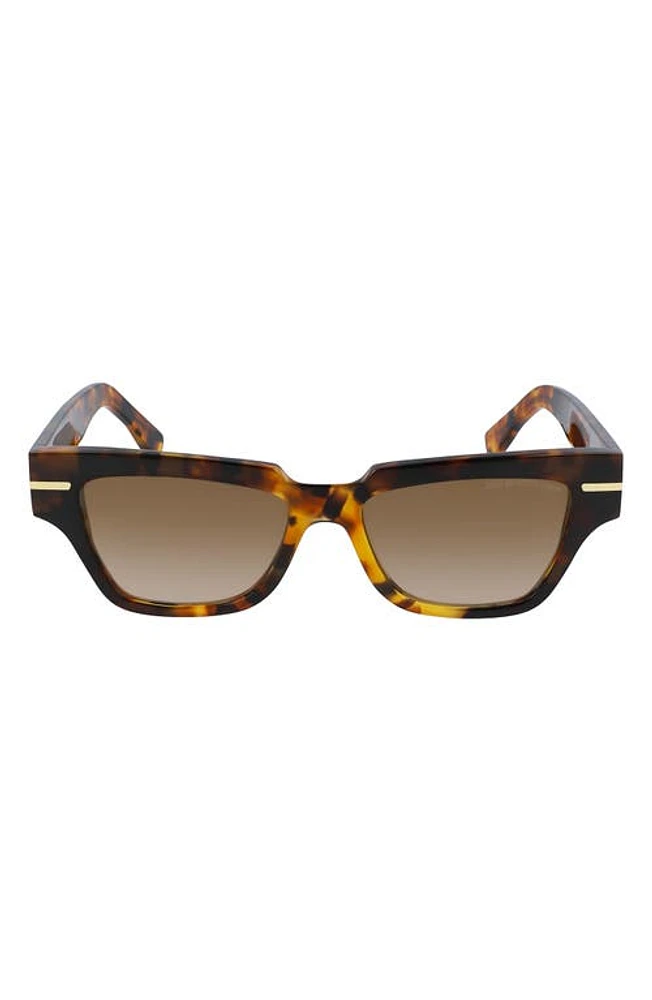 Cutler and Gross 54mm Square Sunglasses in Turtle/Brown at Nordstrom