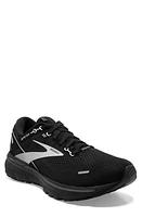 Brooks Ghost 14 Gore-Tex Running Shoe in Black/Black/Ebony at Nordstrom, Size 7.5