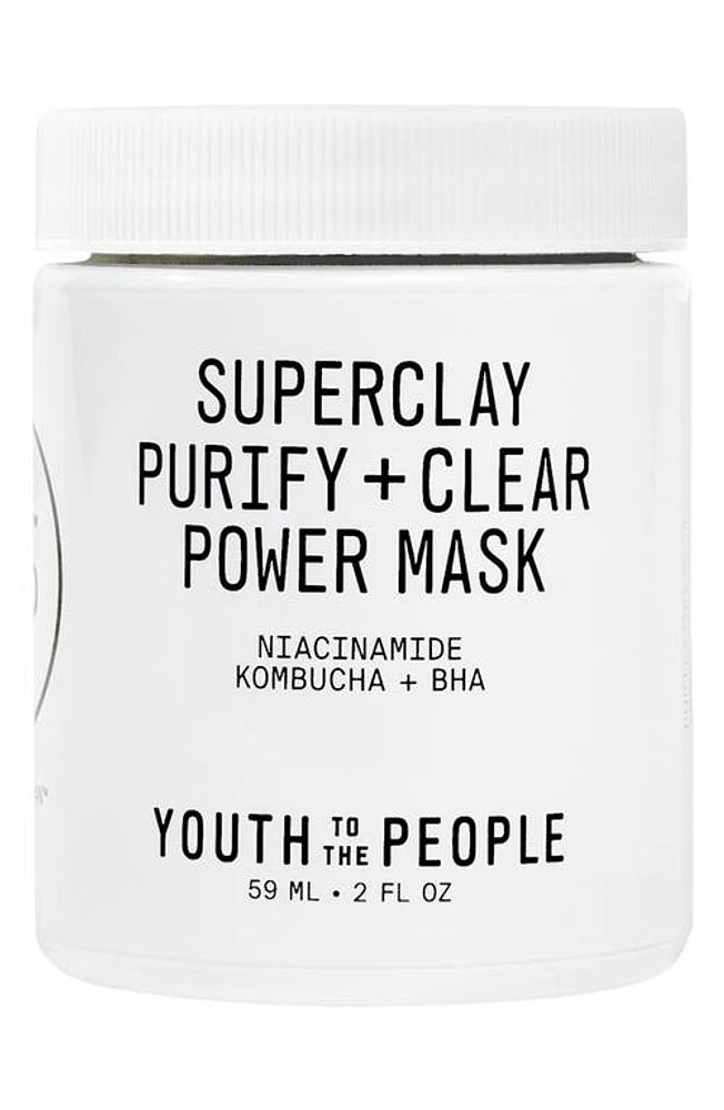 Youth to the People Superclay Purify + Clear Power Mask at Nordstrom