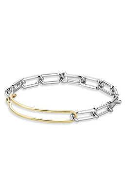 Kloto Journey Link Bracelet in Silver/Gold at Nordstrom, Size 17.5 Cm