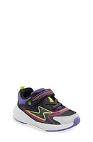 Stride Rite Kids' Lighted Cosmic 2.0 Sneaker Black/Neon at Nordstrom