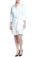 Catherine Catherine Malandrino Shirtdress in Bright White at Nordstrom, Size Large