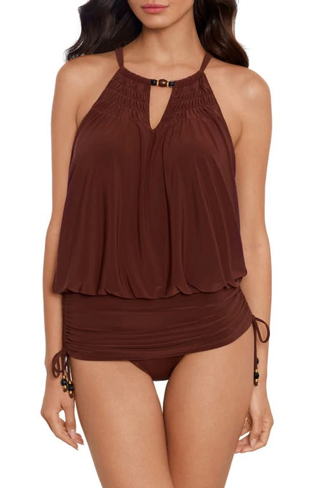 Magicsuit Marley Shanice Underwire One-Piece Swimsuit Chestnut at Nordstrom,