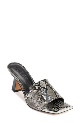 DKNY Square Toe Slide Sandal Grey Multi at Nordstrom,