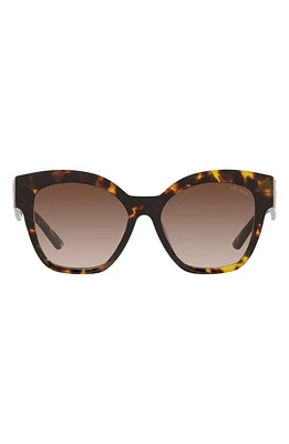 Prada 59mm Gradient Geometric Sunglasses in Brown Grad at Nordstrom