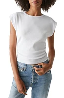 Michael Stars Joni Power Shoulder Rib Top at Nordstrom,