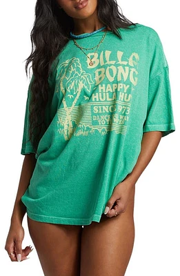 Billabong Hula Hut Oversize Graphic T-Shirt Tropical Green at Nordstrom,