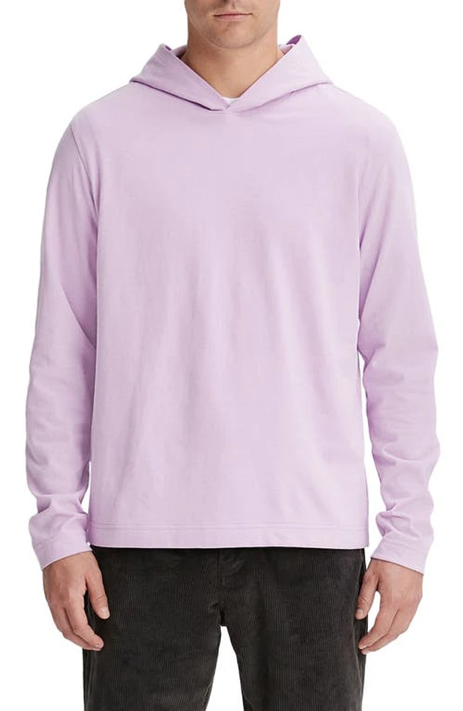 Vince Long Sleeve Sueded Jersey Hoodie at Nordstrom,