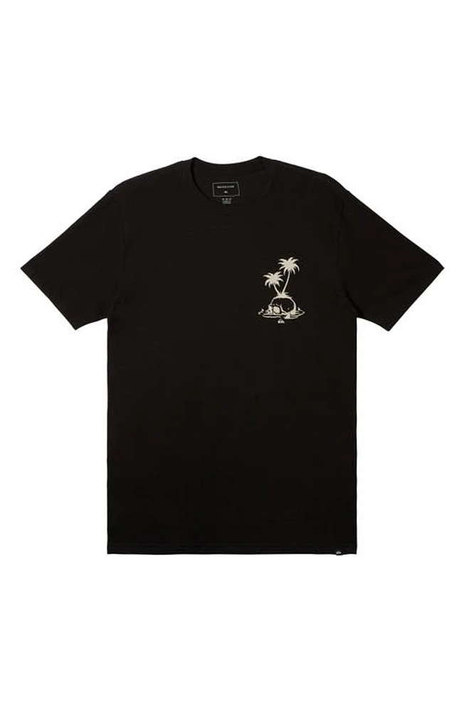 Quiksilver Skull Island Graphic T-Shirt in Black at Nordstrom, Size Small