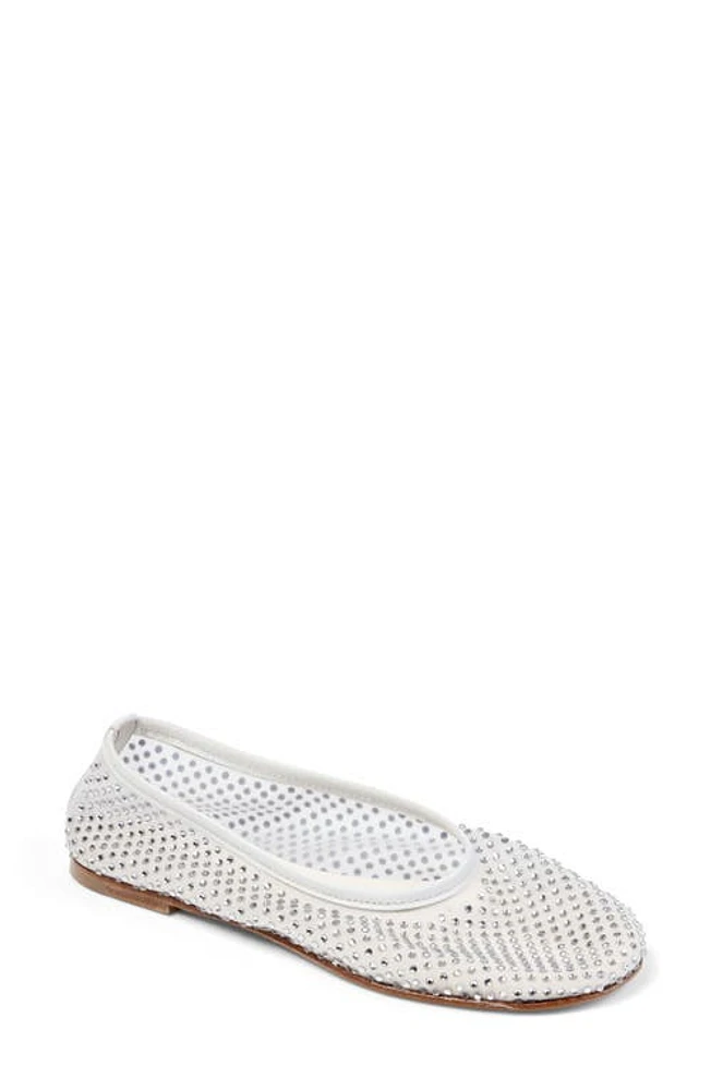 Dear Frances Balla Embellished Flat in White at Nordstrom, Size 11Us