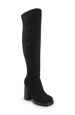 Candie's Gild Over the Knee Boot Black at Nordstrom,