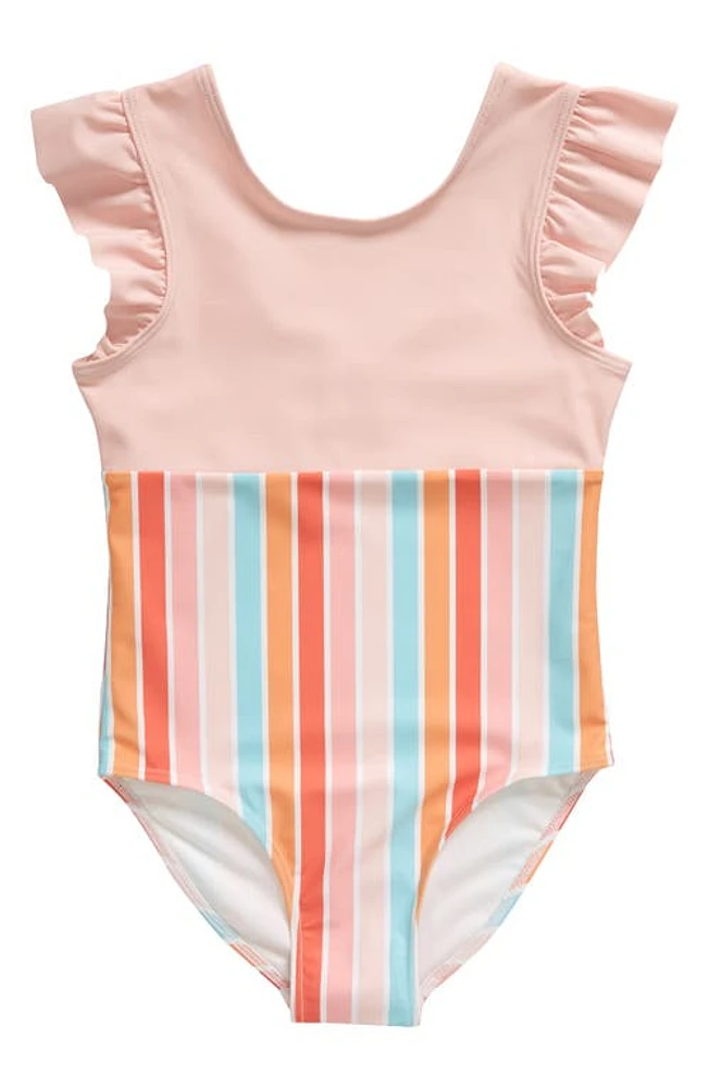 Tucker + Tate Kids' Flutter Sleeve One-Piece Swimsuit at Nordstrom,