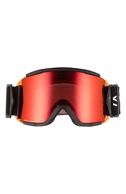 Smith Squad XL 185mm Snow Goggles in Black/Everyday Red Mirror at Nordstrom