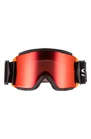 Smith Squad XL 185mm Snow Goggles in Black/Everyday Red Mirror at Nordstrom