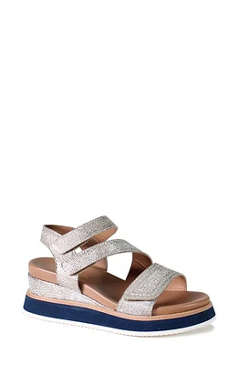 Diba True Sunny Walk Wedge Sandal Gold at Nordstrom,