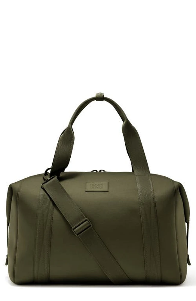 Dagne Dover Landon Extra Large Neoprene Carryall in Dark Moss at Nordstrom