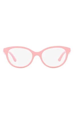 Dolce & Gabbana 49mm Butterfly Optical Glasses in Pink at Nordstrom