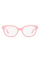 Dolce & Gabbana 49mm Butterfly Optical Glasses in Pink at Nordstrom