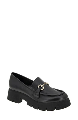 bcbg Raylin Lug Sole Loafer Black at Nordstrom,