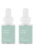 PURA 2-Pack Diffuser Fragrance Refills in Linens And Surf at Nordstrom