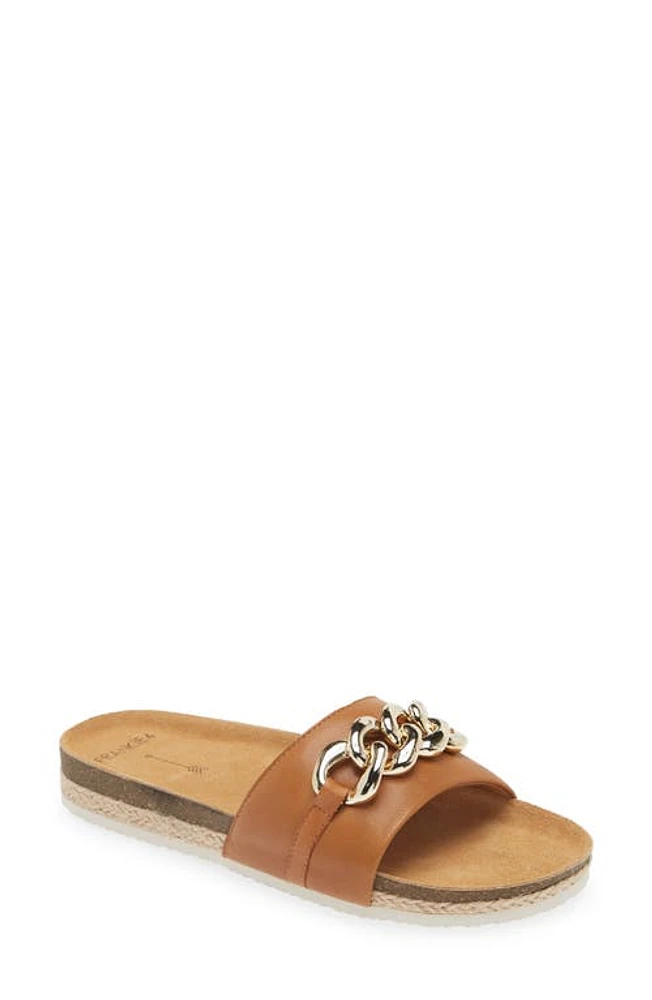 FRANKIE4 Quinn Slide Sandal Tan at Nordstrom,