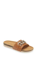 FRANKIE4 Quinn Slide Sandal Tan at Nordstrom,