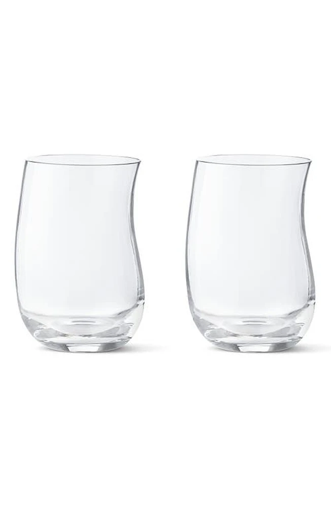 Georg Jensen Set of 2 Medium Cobra Glass Tumblers in Clear at Nordstrom