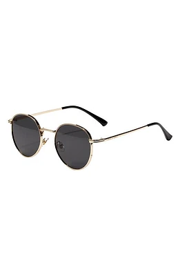 Fifth & Ninth Jackson 50mm Round Sunglasses in Gold/Black at Nordstrom