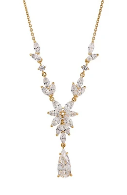 Nadri Midsommer Flower Pendant Necklace in Gold at Nordstrom