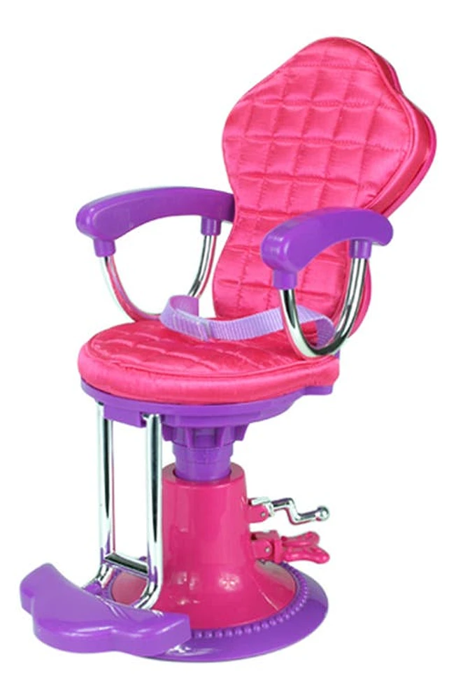 Teamson Kids Sophia's Hair Styling Salon Chair in Hot Pink/Purple at Nordstrom