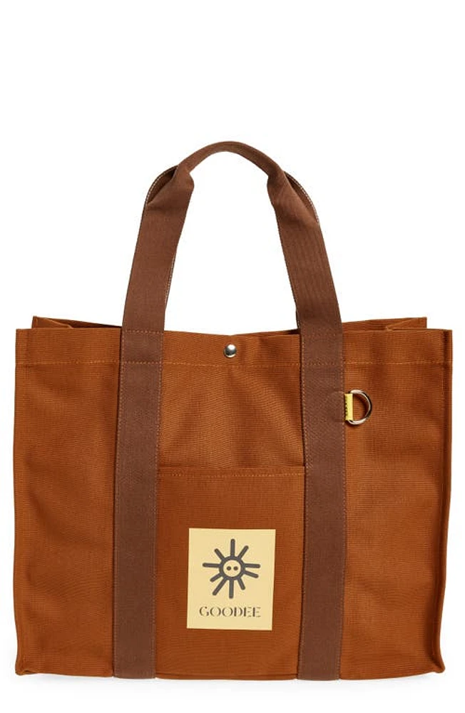 GOODEE Medium Bassi Recycled PET Canvas Market Tote in Sand at Nordstrom