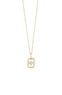 Bony Levy Varda Solitaire Diamond Link Pendant Necklace in 18K Yellow Gold at Nordstrom