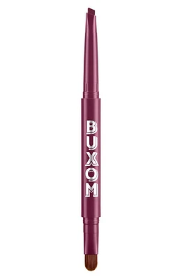 Buxom Dolly's Glam Getaway Power Line Plumping Lip Liner in Powerful Plum at Nordstrom