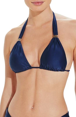 ViX Swimwear Bia Bikini Top Navy at