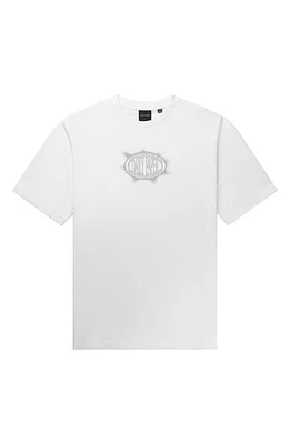 DAILY PAPER Glow Cotton Graphic T-Shirt White at Nordstrom,