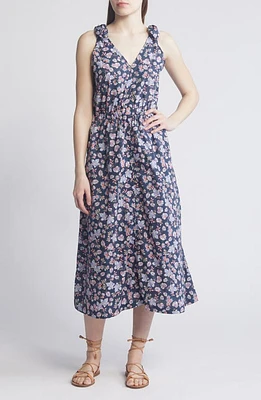 Nation LTD Marcela Floral Print Sleeveless Sundress Midsummer at Nordstrom,