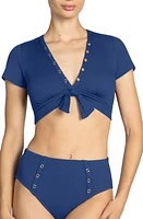 Robin Piccone Amy Crop Bikini Top at Nordstrom,