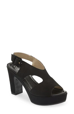 Cordani Taylin Platform Sandal Suede at Nordstrom,