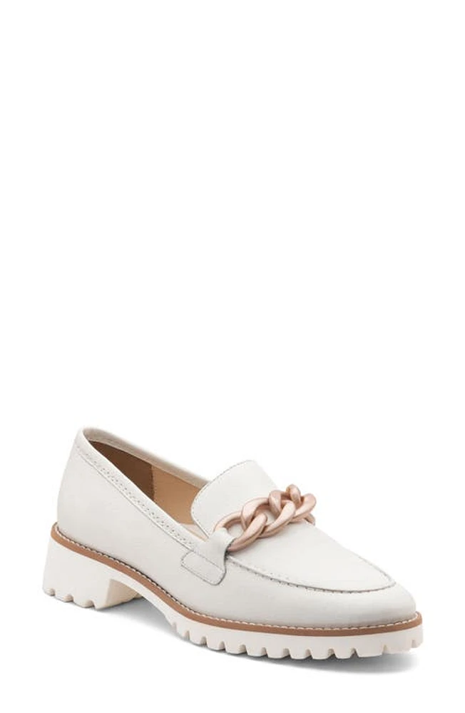 ara Kiana Lug Sole Loafer Cream Calf at Nordstrom,