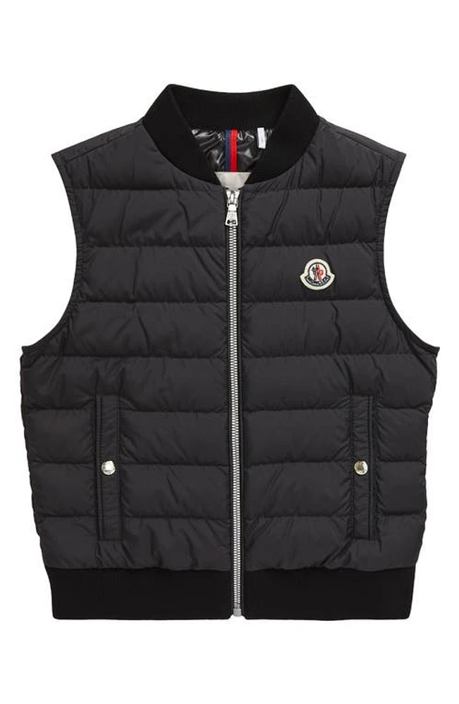 Moncler Kids' Olu Quilted Down Vest Black at Nordstrom,